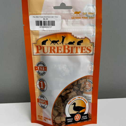 Pure Bites Freeze-Dried Duck Liver 1.05oz