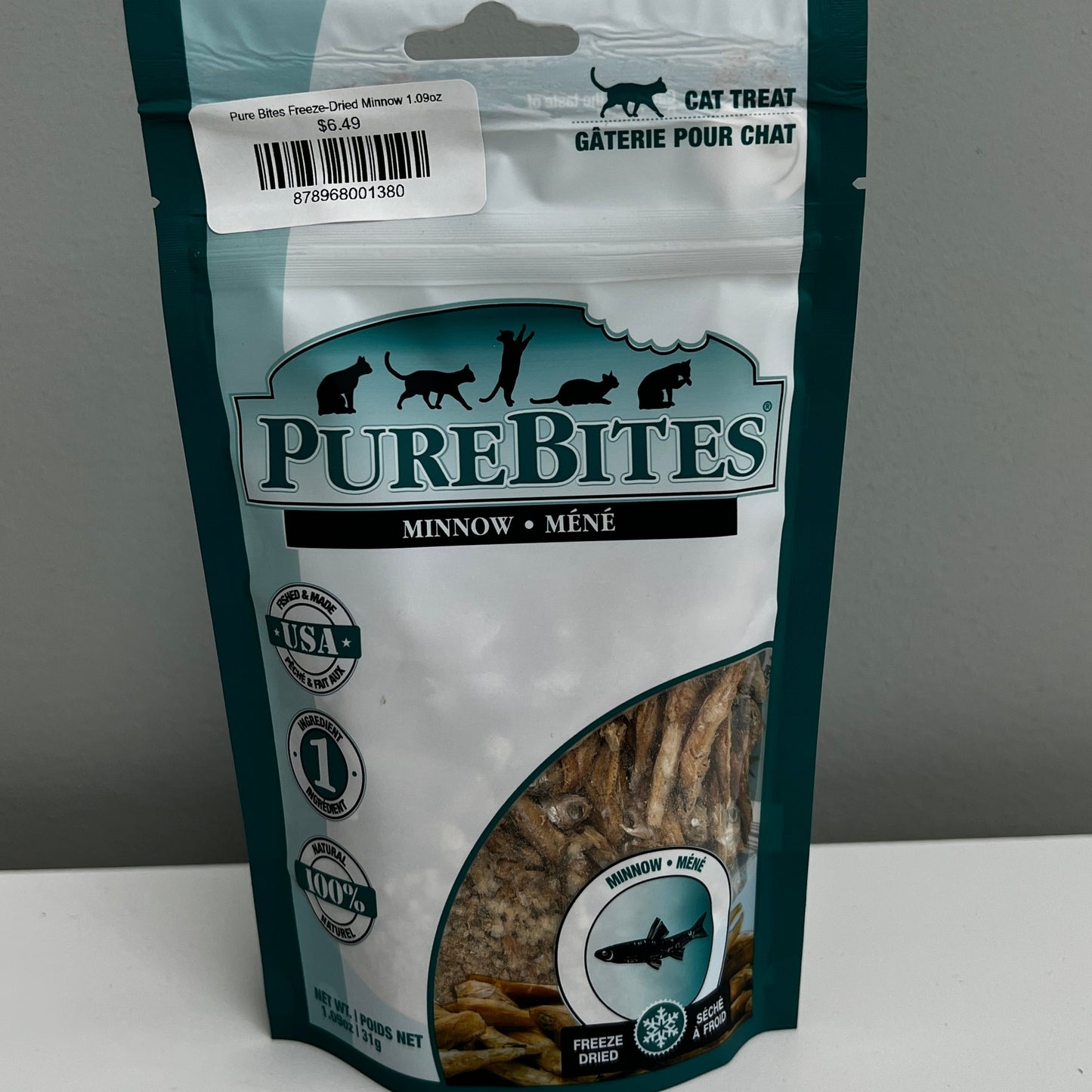 Pure Bites Freeze-Dried Minnow 1.09oz