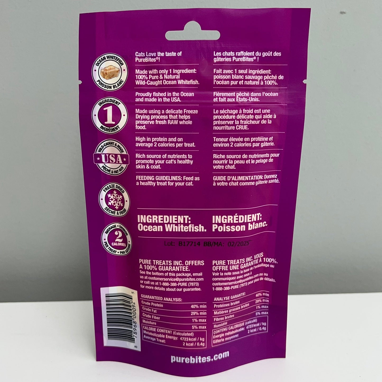 Pure Bites Freeze-Dried Ocean Whitefish 0.70oz