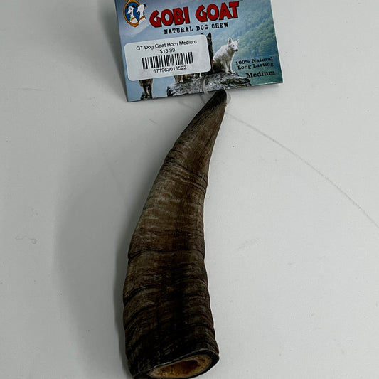 QT Dog Goat Horn Medium