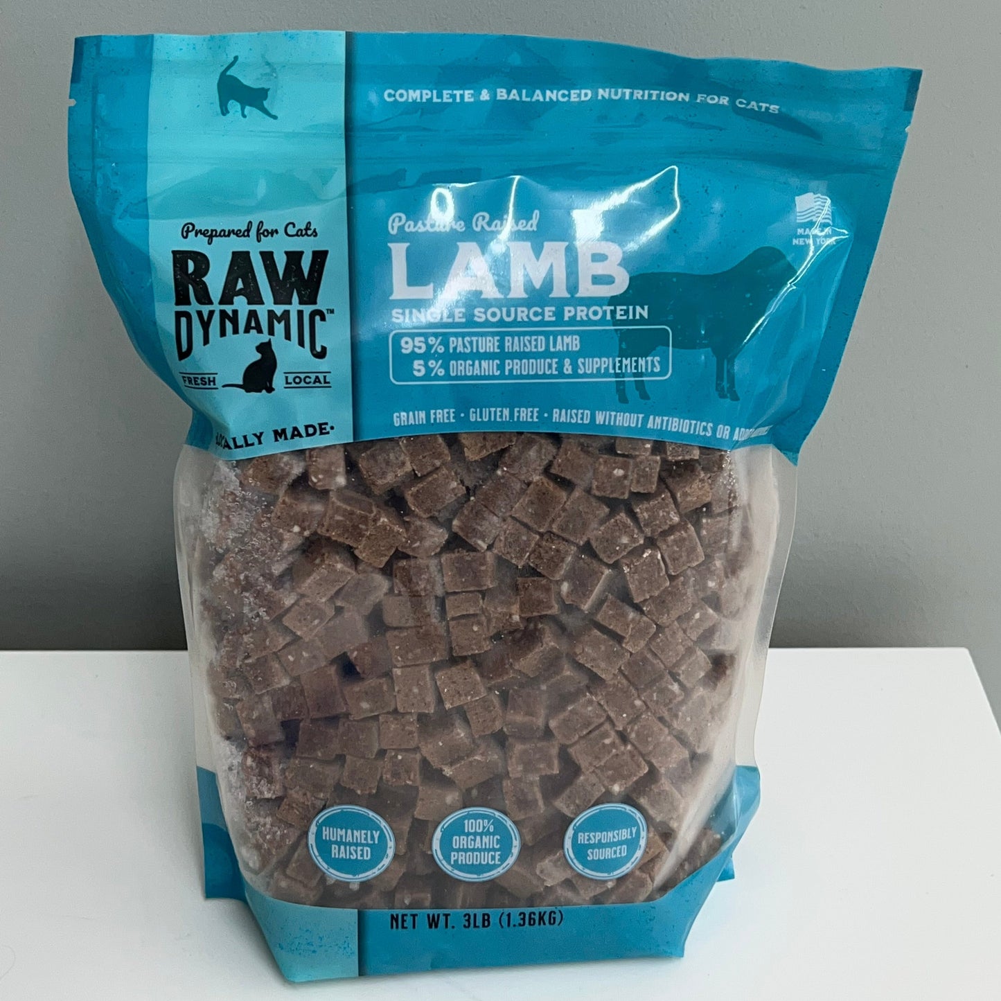 Raw Dynamic Frozen Feline- Lamb 3lb