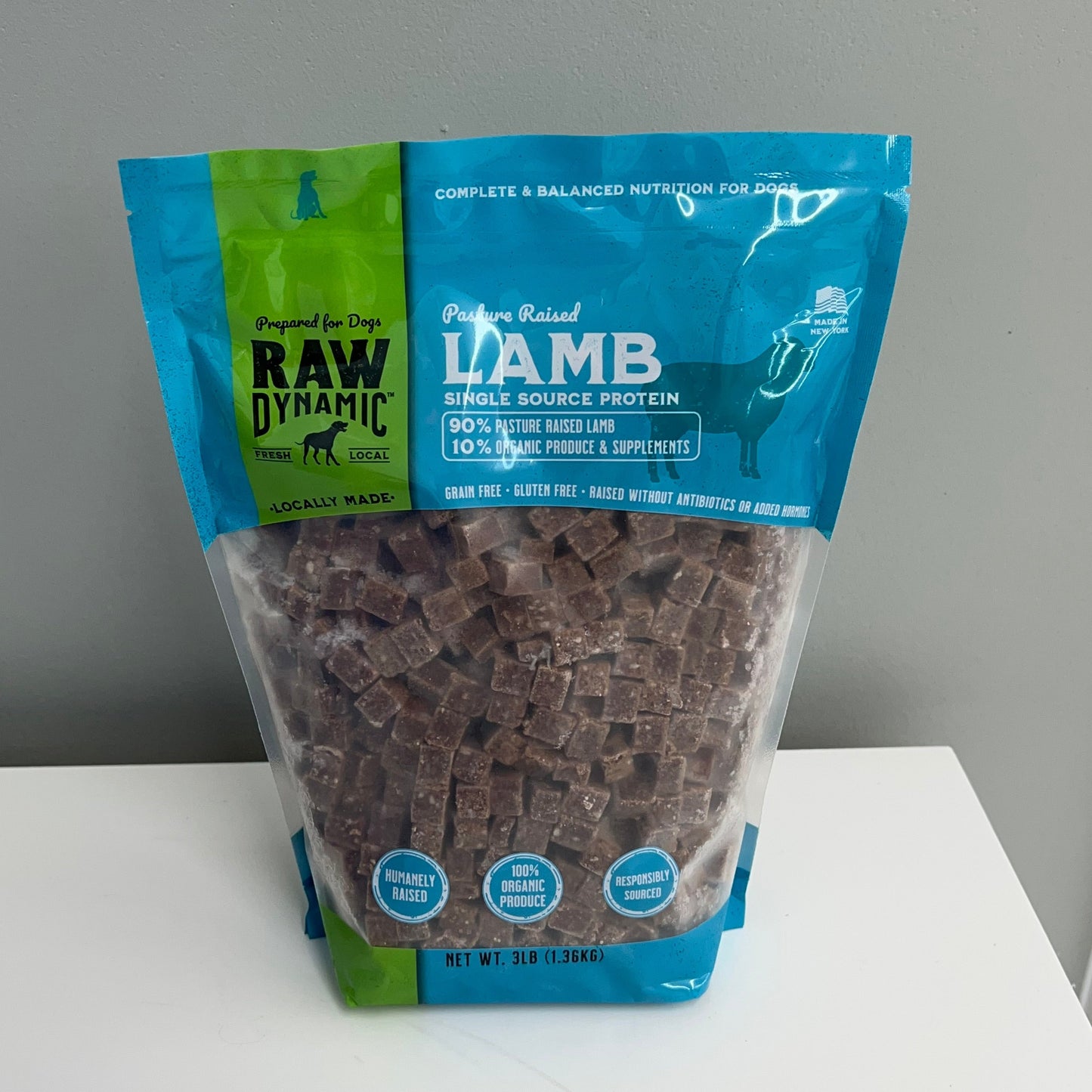Raw Dynamic Frozen Canine- Lamb 3lb