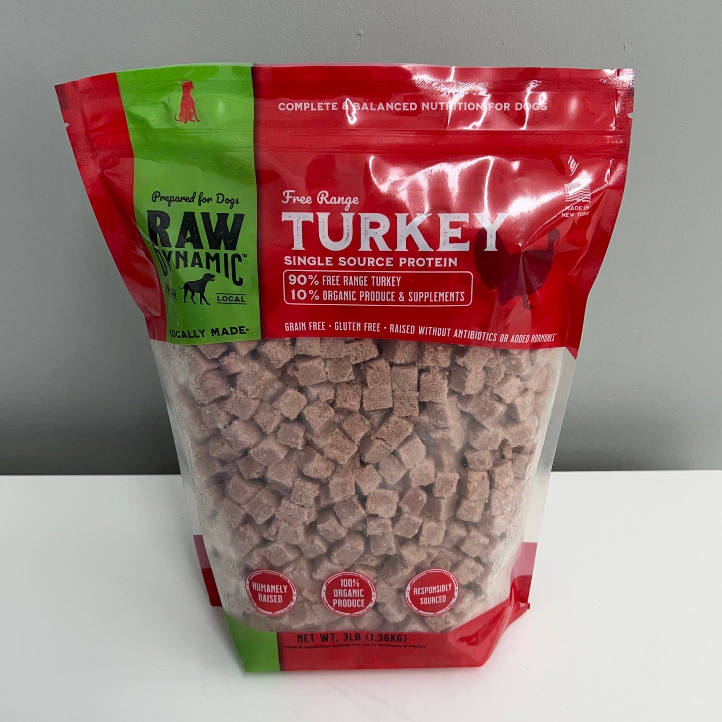 Raw Dynamic Frozen Canine- Turkey 3lb