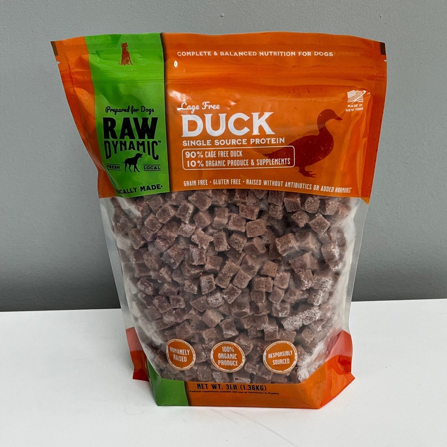 Raw Dynamic Frozen Canine- Duck 3lb