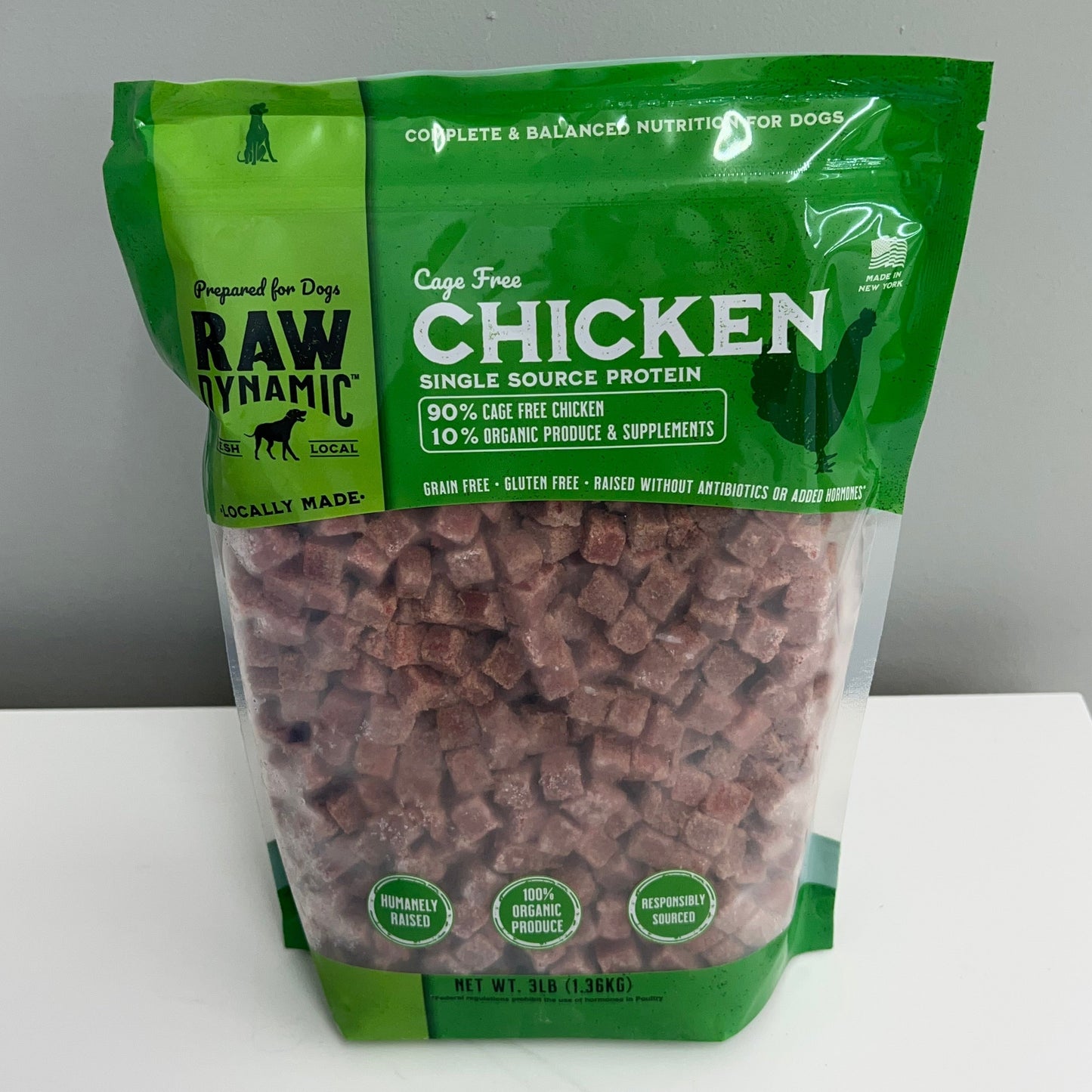 Raw Dynamic Frozen Canine- Chicken 3lb