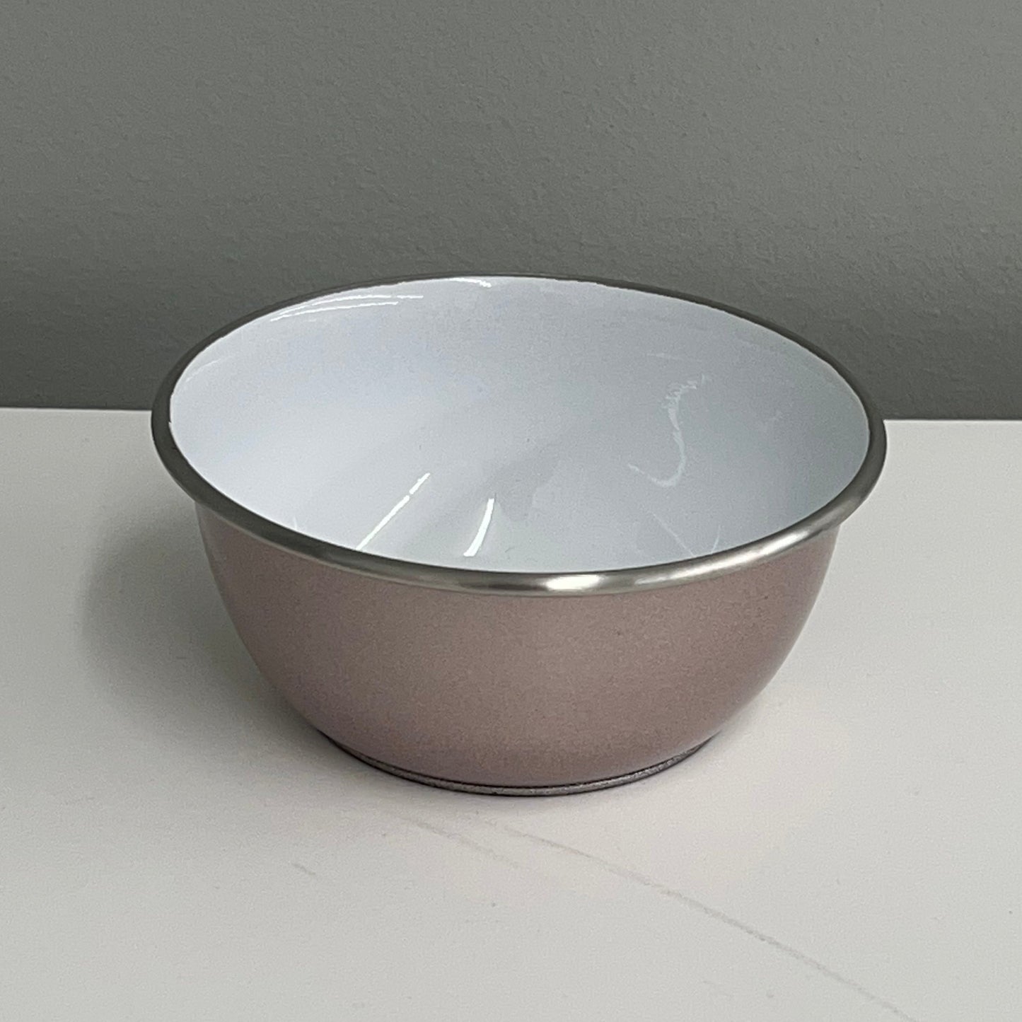 Rose Gold Paw Print Dog Bowl