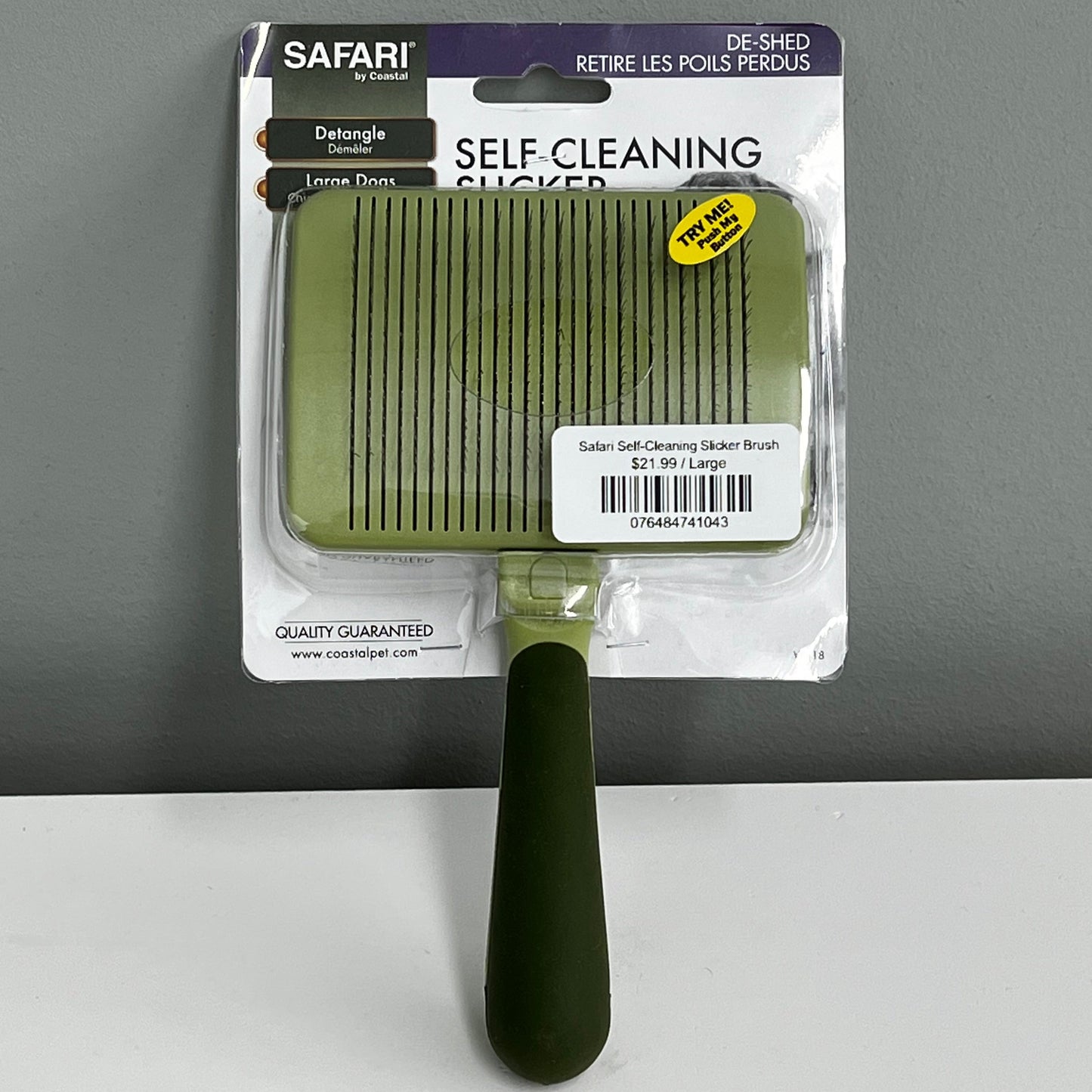 Safari Self-Cleaning Slicker Brush