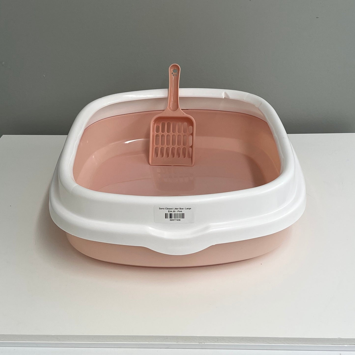 Semi Closed Litter Box- Large