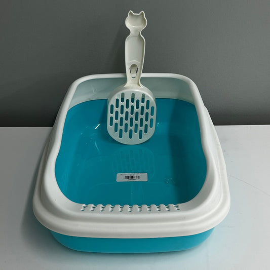 Semi Enclosed Splash Proof Cat Litter Box
