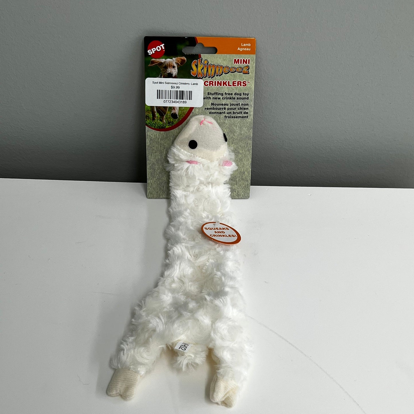 Spot Mini Skinneeez Crinklers- Lamb