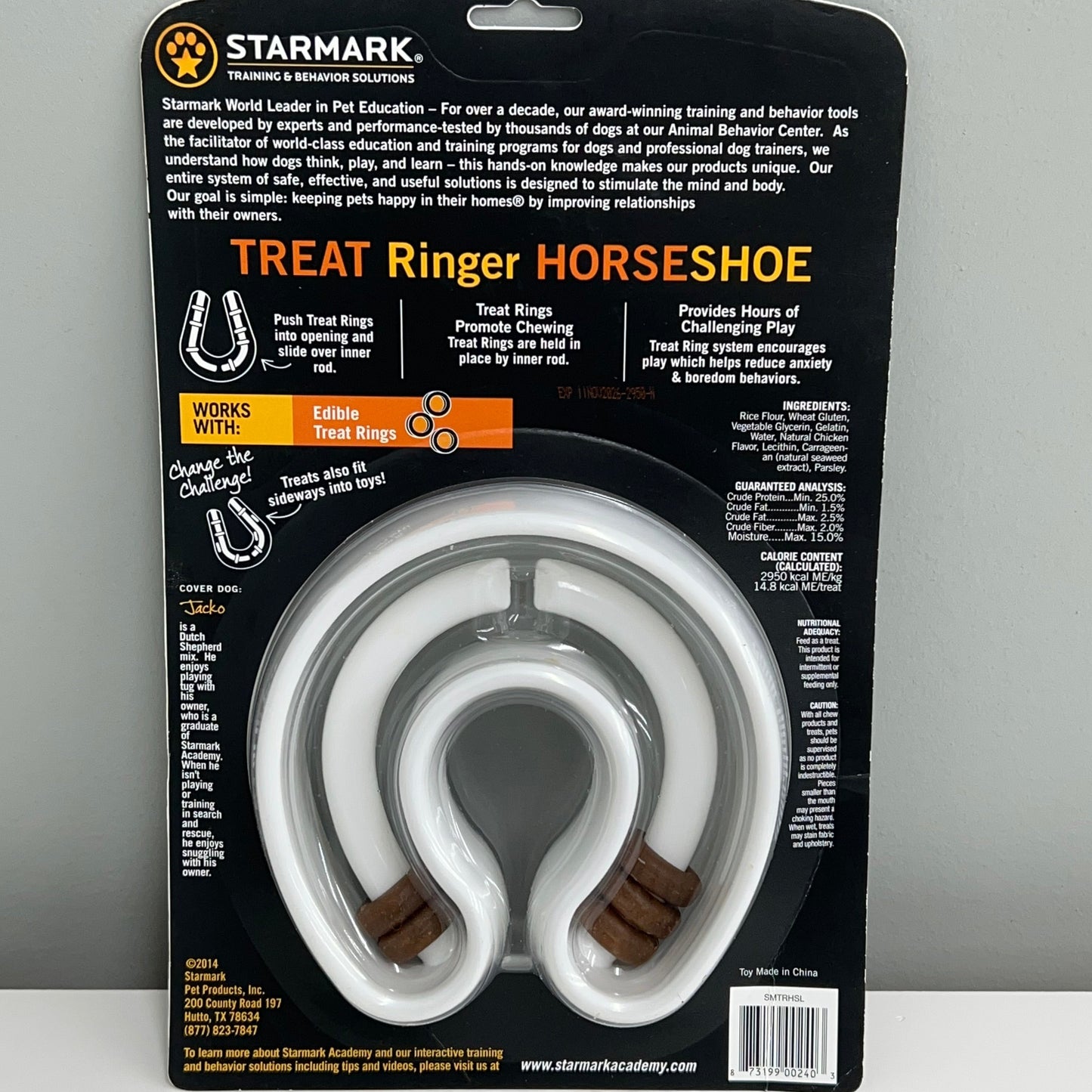 Starmark Horseshoe Treat Toy
