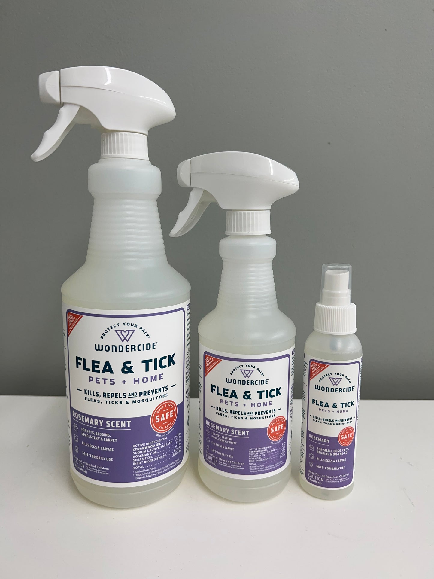 Wondercide Flea & Tick Spray for Pets + Home- Rosemary