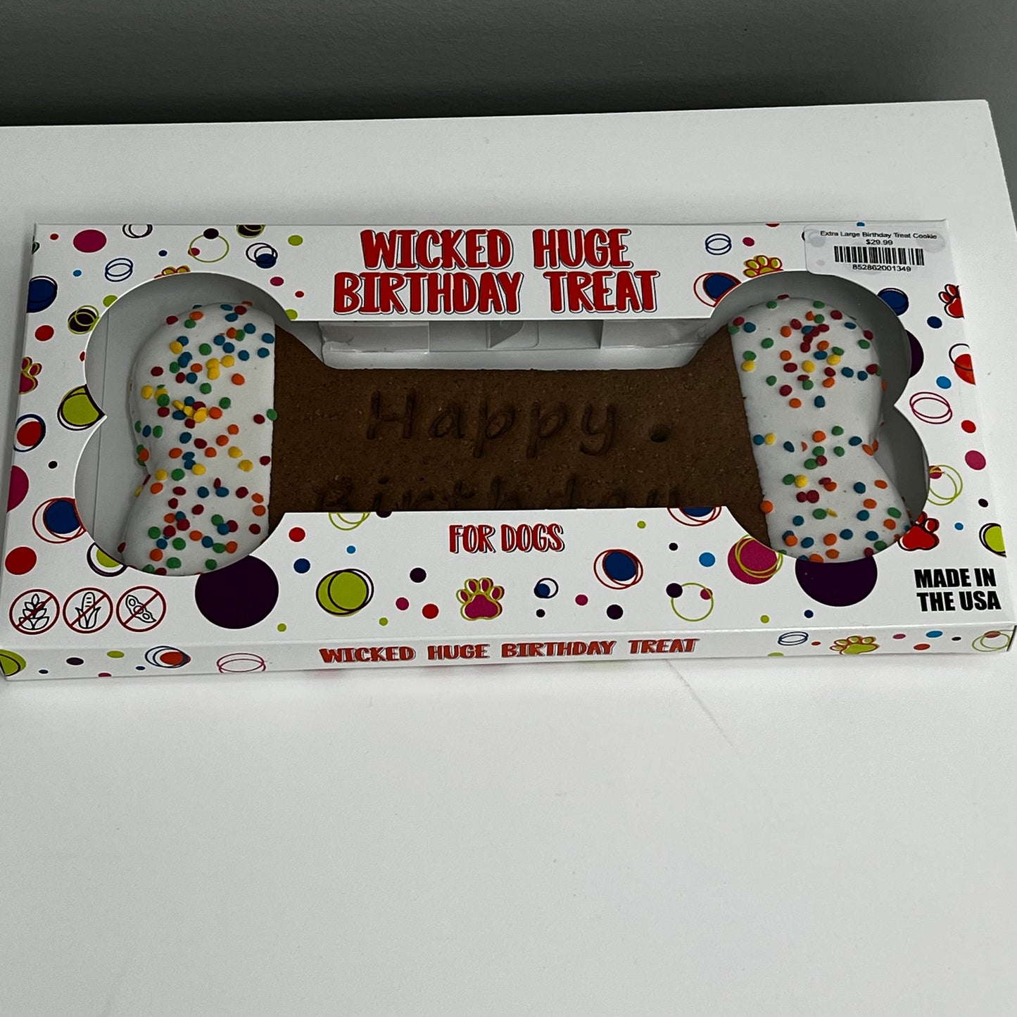 Extra Large Birthday Treat Cookie