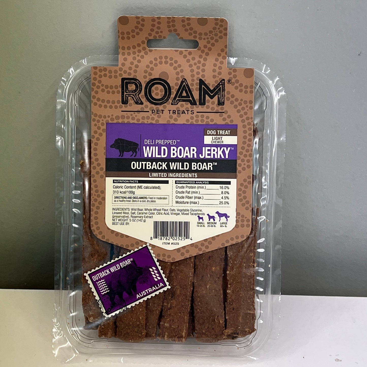 Roam Wild Boar Jerky 5oz