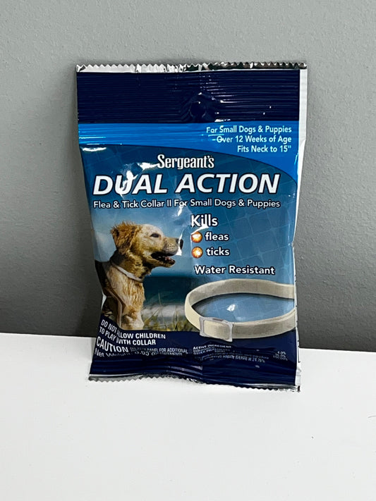 Sergeant's Dual Action Flea and Tick Collar- Small