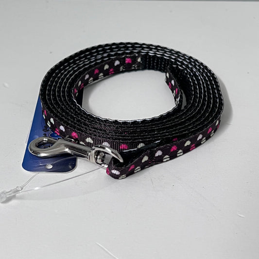 Argyle Hearts Brown Leash- 6ft