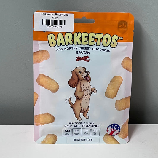 Barkeetos- Bacon 3oz