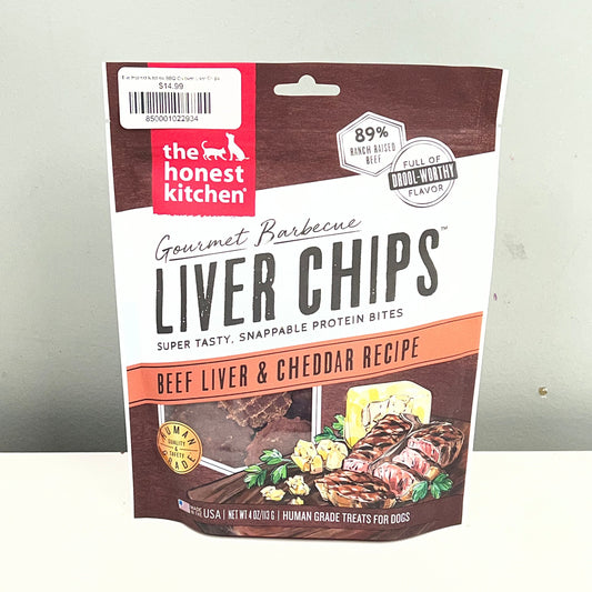 The Honest Kitchen BBQ Beef Liver Chips