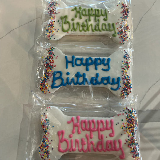 Birthday Bone Cookie