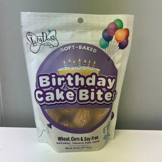 Lazy Dog Birthday Cake Bites