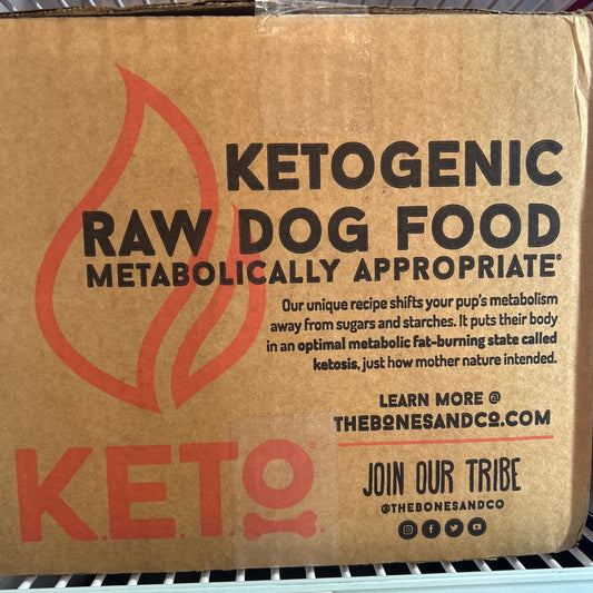 Bones & Co Beef Patties 1:1 Bulk 18lb Box