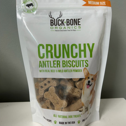 Buck Bone Organics Medium Biscuits 8oz