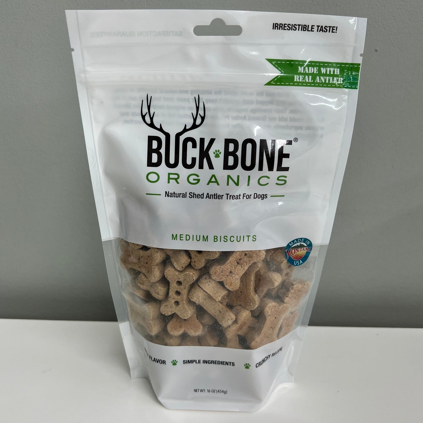 Buck Bone Organics Medium Biscuits 16oz
