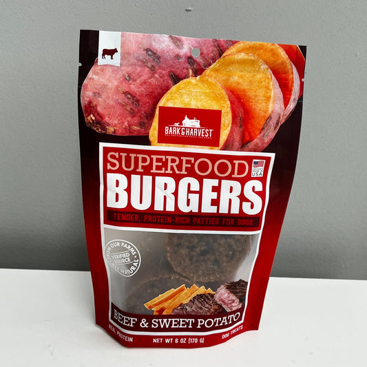 Bark & Harvest Super Food Burgers Beef & Sweet Potato 6oz