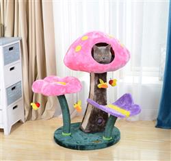 Catry Wonderland Cat Tree with Garden Inspired Condo