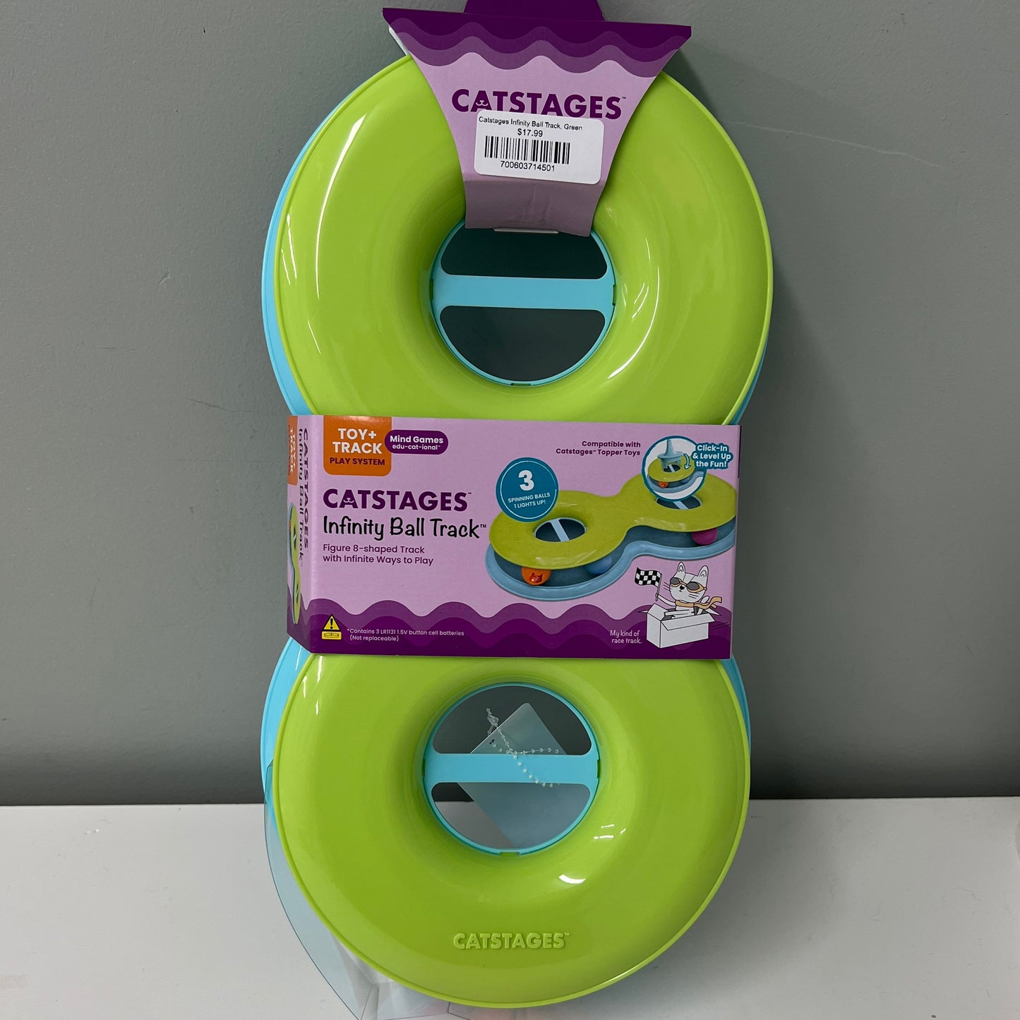 Catstages Infinity Ball Track, Green