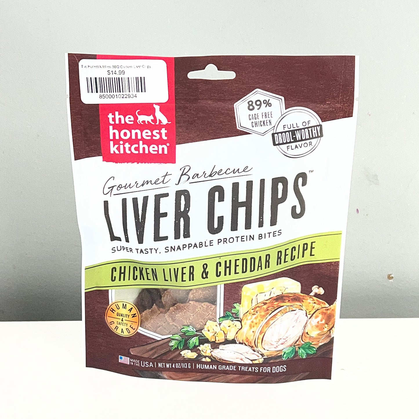 The Honest Kitchen BBQ Chicken Liver Chips