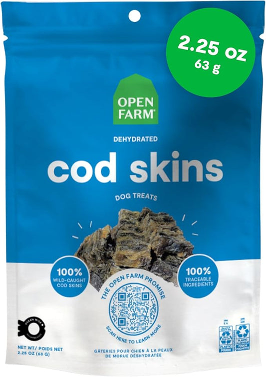 Open Farm Dehydrated Cod Skins 2.25oz