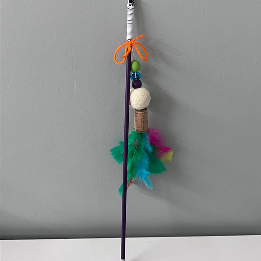 Cork Feather Wand
