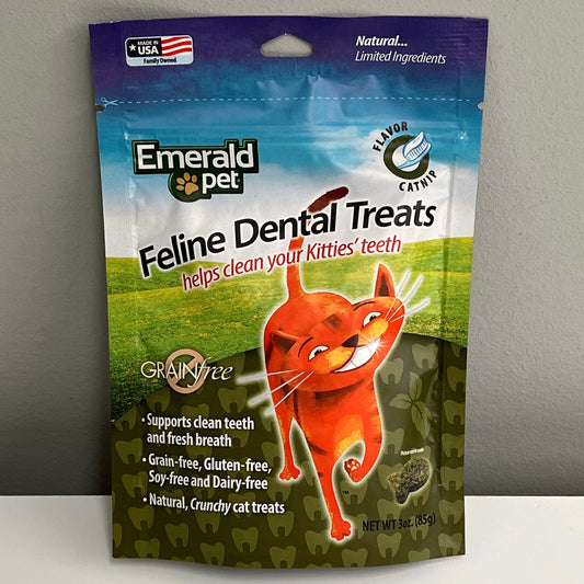 Emerald Pet Catnip Feline Dental Treats