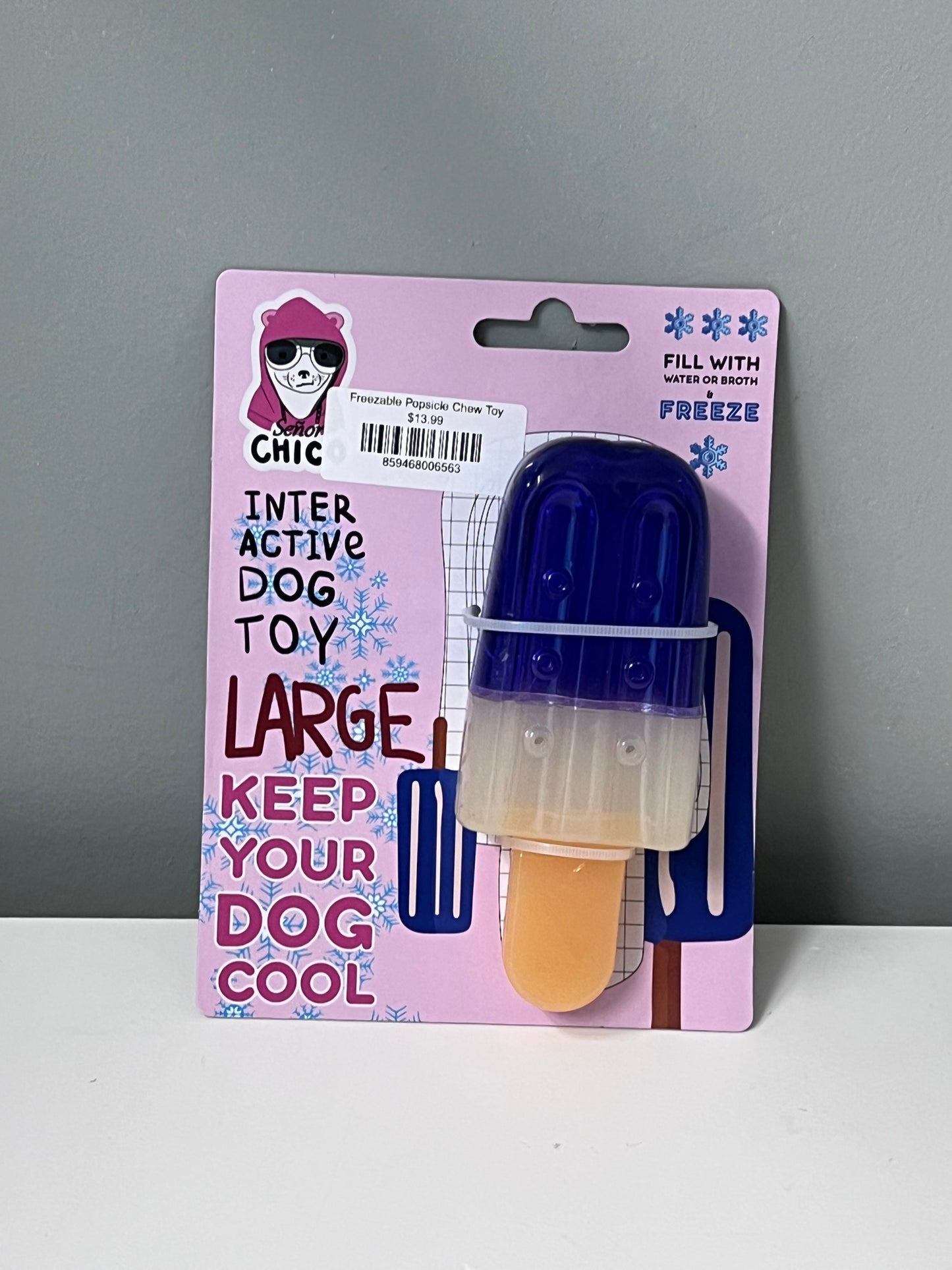 Freezable Popsicle Chew Toy- Small