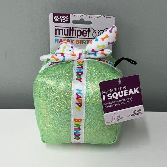 MultiPet Birthday Present Metallic Plush Toy