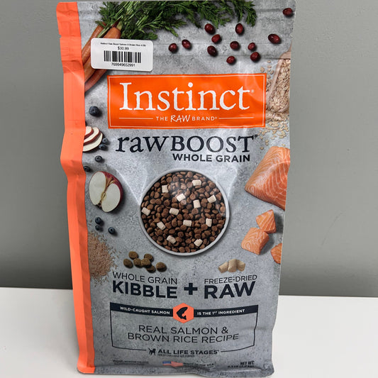 Instinct Raw Boost Salmon & Brown Rice 4.5lb