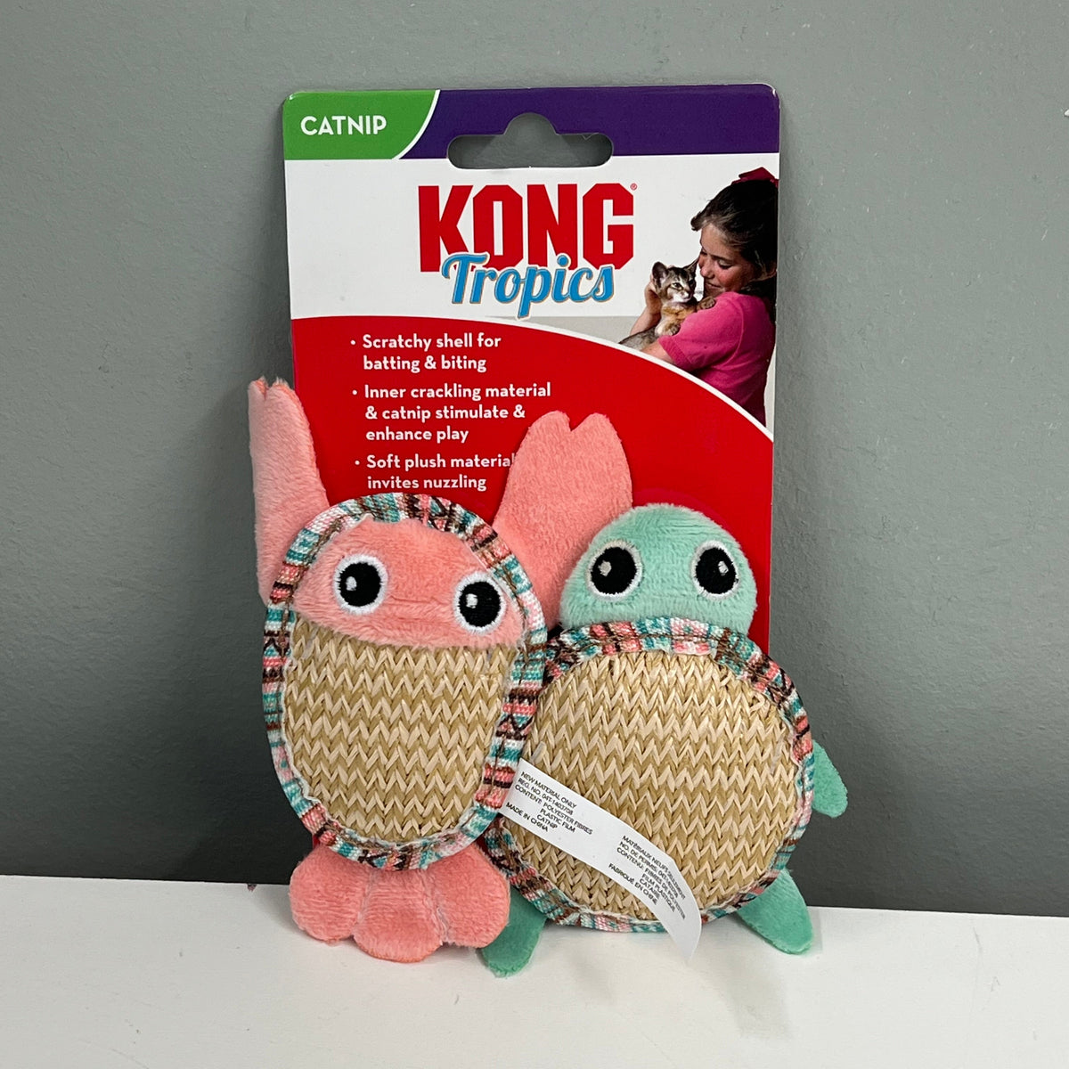 Kong Tropics Pals 2pk Cat Toy