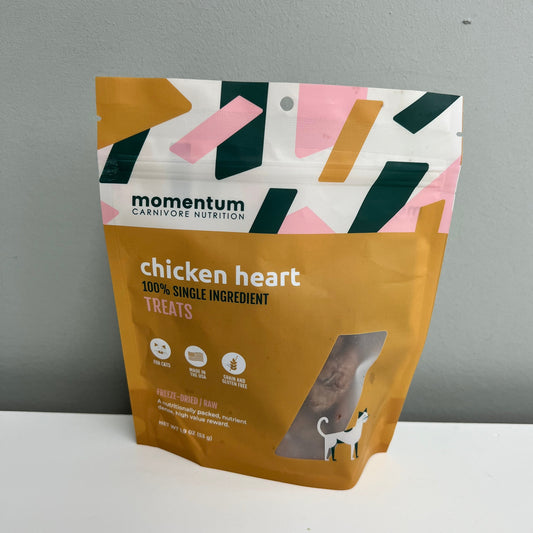 Momentum Chicken Heart Freeze-Dried Cat Treats
