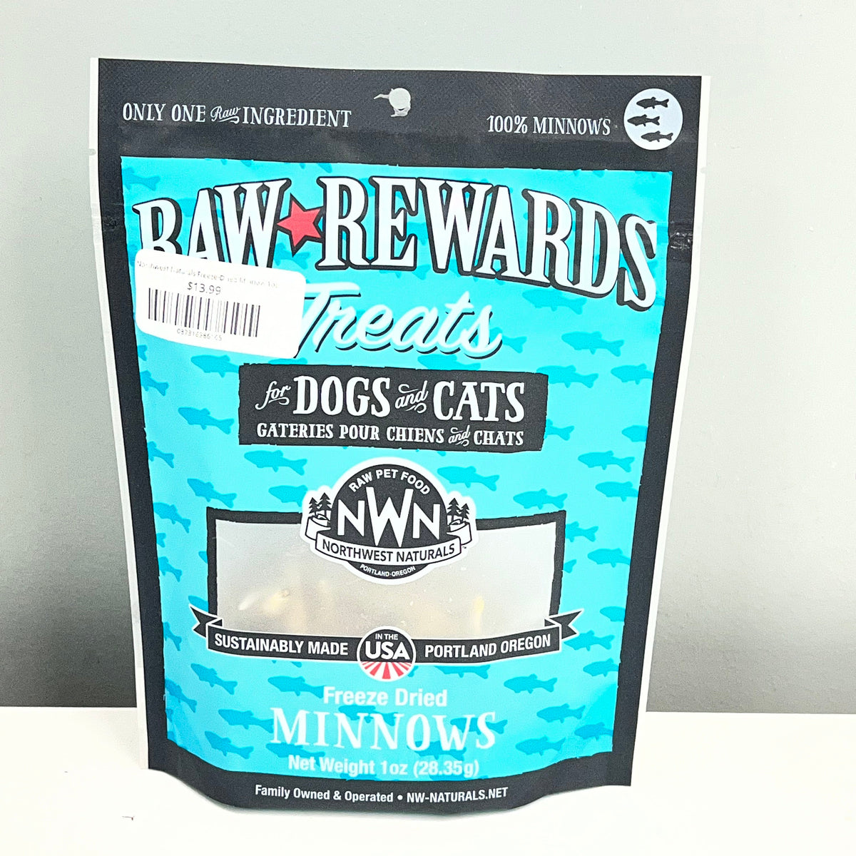 Northwest Naturals Freeze-Dried Minnow 1oz