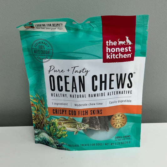 The Honest Kitchen Ocean Chews Cod Skins 2.75oz