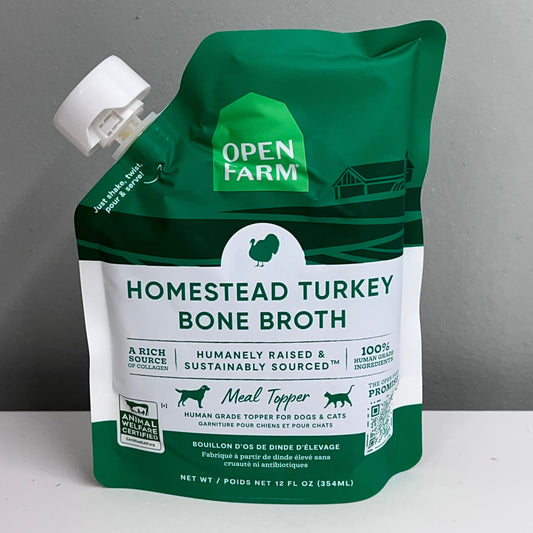 Open Farm Turkey Bone Broth 12oz