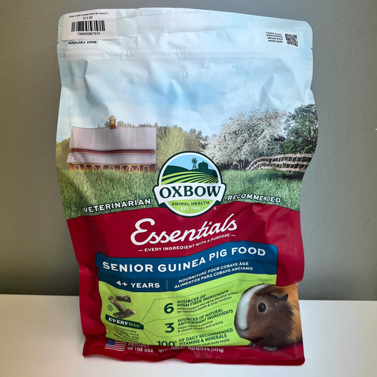 Oxbow Healthy Essentials Senior 8lb Guinea Pig Food