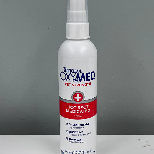 Tropiclean Oxymed Hot Spot Spray 8oz