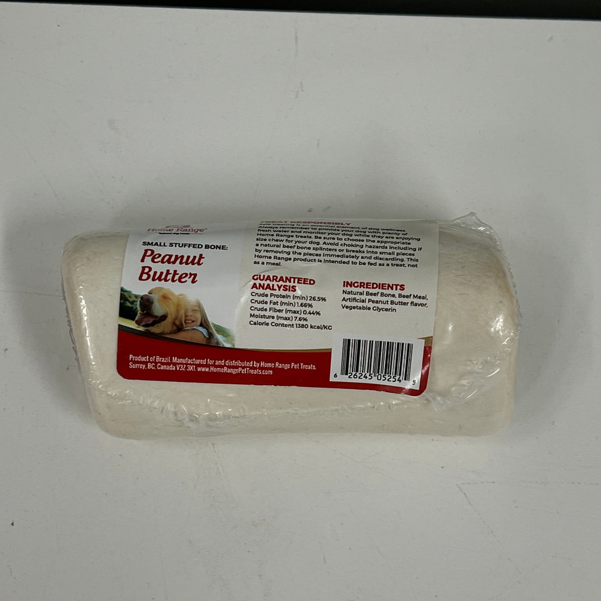 Home Range Peanut Butter Stuffed 3-4" Bone