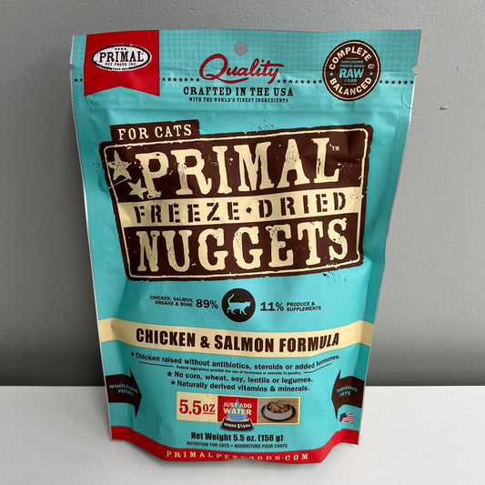 Primal Freeze-Dried Nuggets Cat Chicken & Salmon Formula 5.5oz
