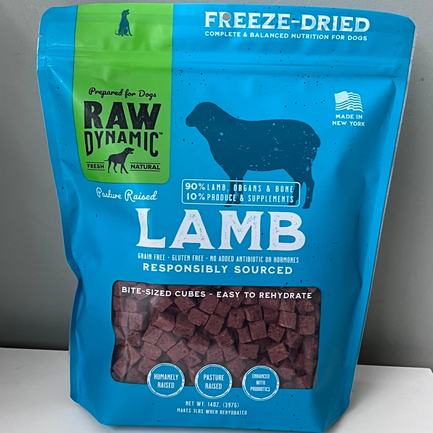 Raw Dynamic Freeze-Dried Lamb 14oz