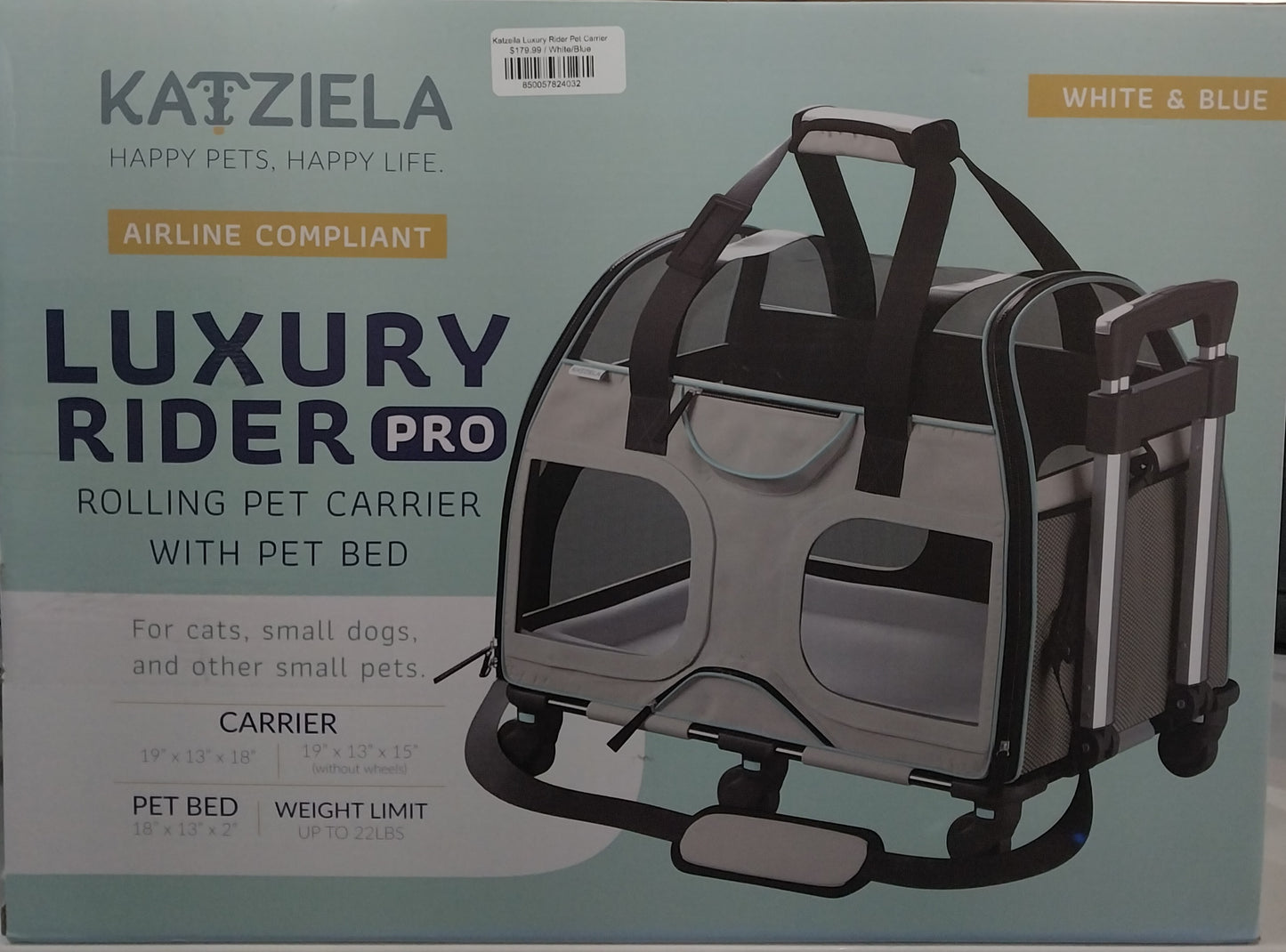 Katzeila Luxury Rider Pet Carrier