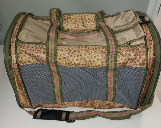 Jespet 19" Soft Sided Carrier Bag, Cheetah