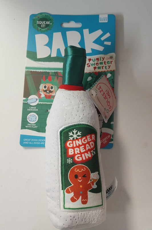 Bark Gingerbread Gin Dog Toy